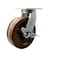 Service Caster 10'' Heavy Duty High Temp Phenolic Swivel Caster with Brake and Swivel Lock CRAN-SCC-KP92S1030-PHRHT-SLB-BSL - alternate 1